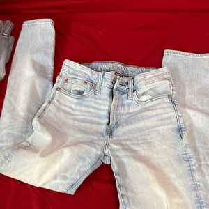 American eagle men jeans size 26 x 28 skinny air flex plus